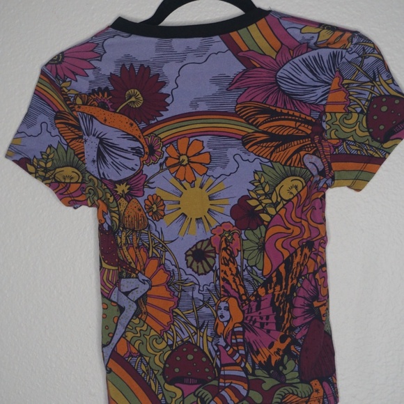 Current Mood Runaway Dreams Baby Tee - Size Small - Picture 4 of 6